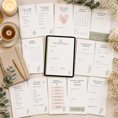 Family Self-Care Planner Bundle