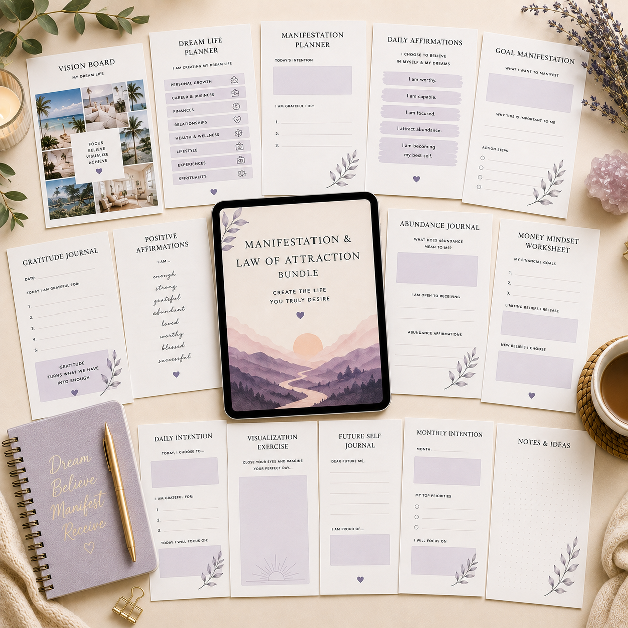 Basic Manifestation Bundle Planner