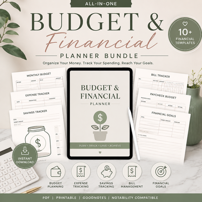 Ultimate Budget & Financial Planner Bundle