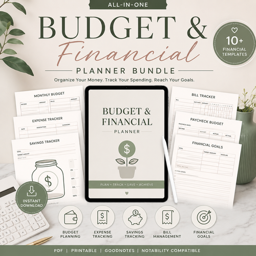 Ultimate Budget & Financial Planner Bundle