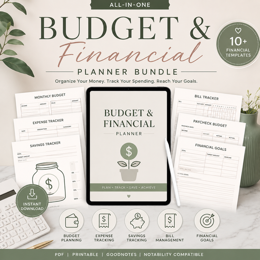 Ultimate Budget & Financial Planner Bundle