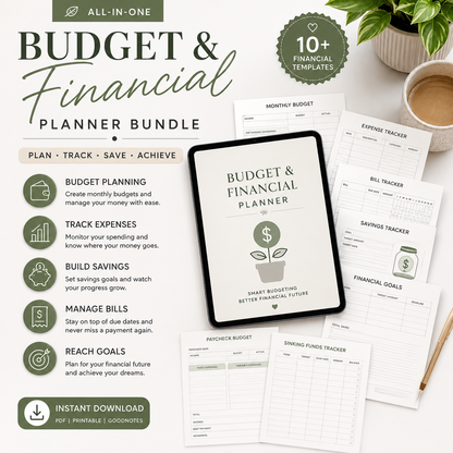 Ultimate Budget & Financial Planner Bundle
