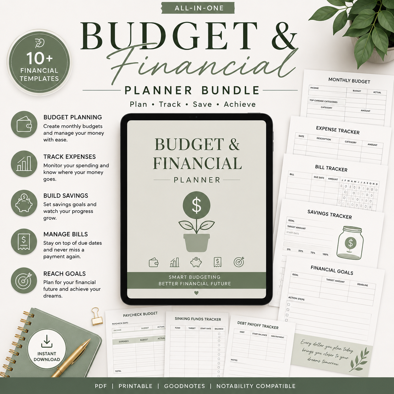 Ultimate Budget & Financial Planner Bundle