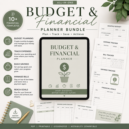 Ultimate Budget & Financial Planner Bundle